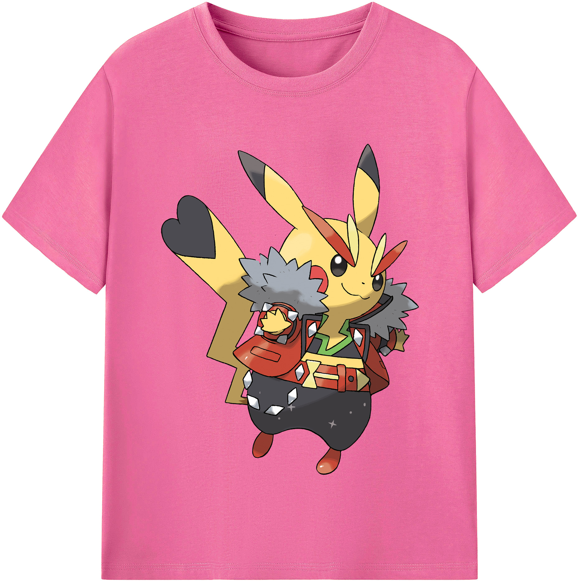 （画像用） ポケットモンスター Pokémon レディースカジュアルプリントTシャツ（綿100％）